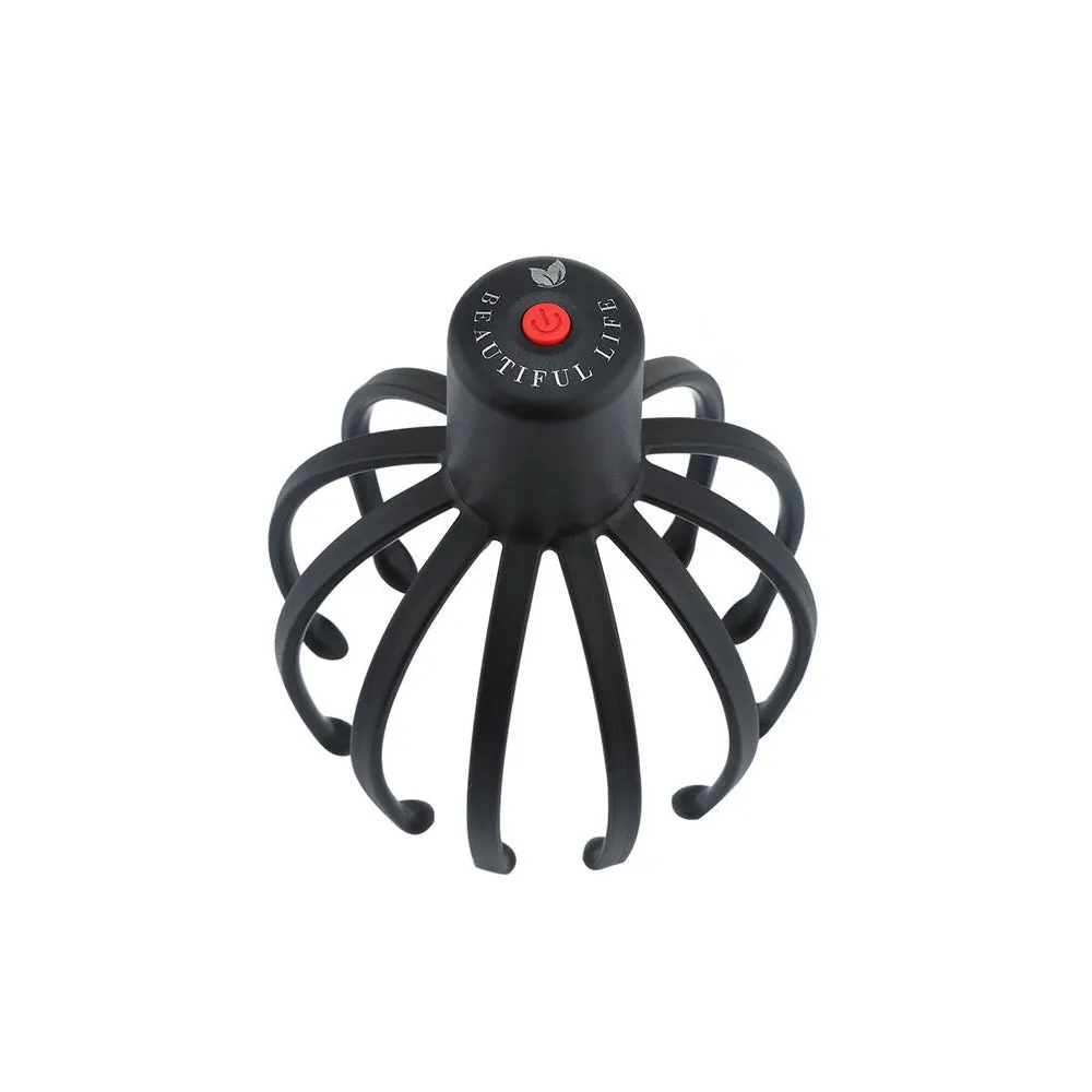 USB Charging Electric Octopus Claw Head and Scalp Massager