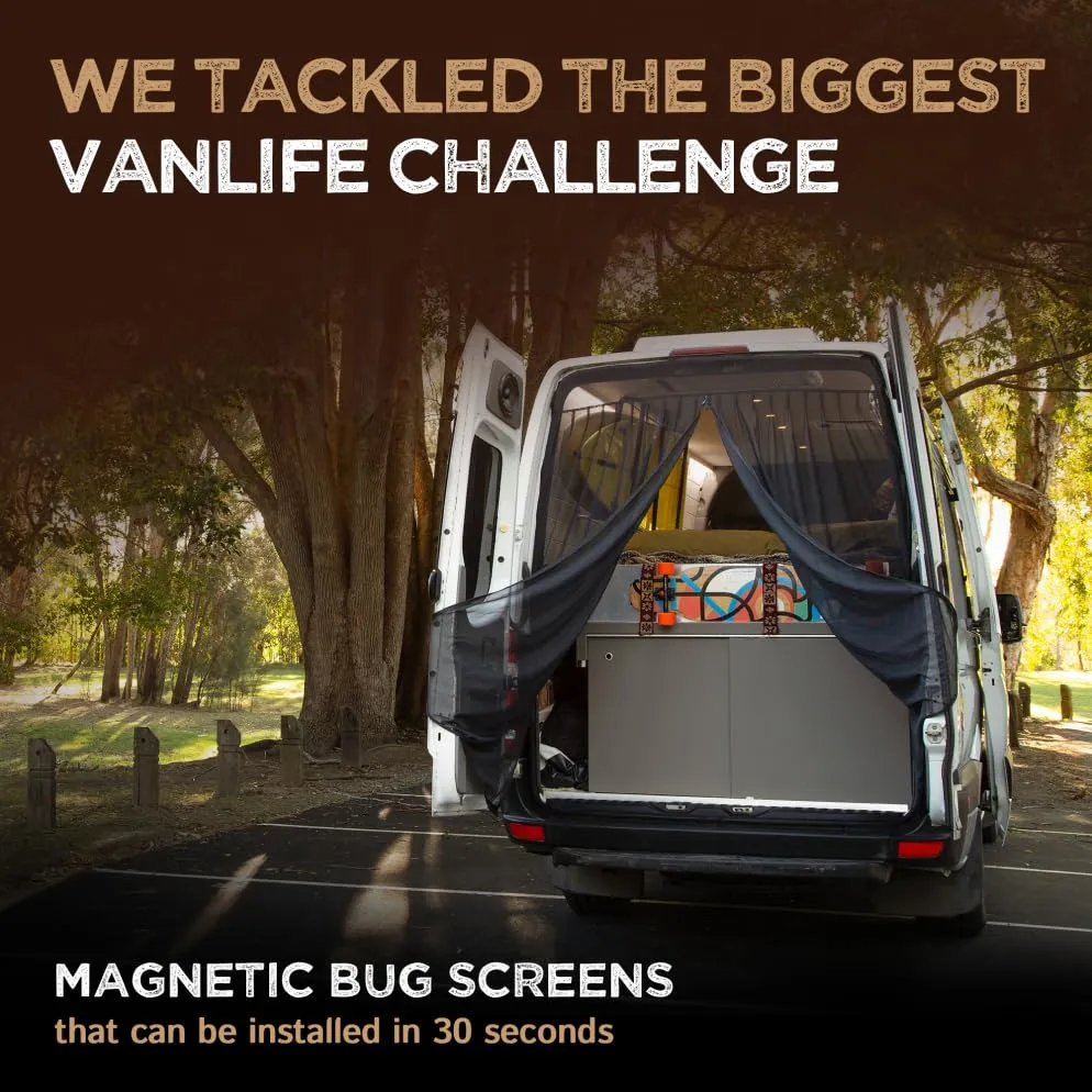 Van Bug Screen for Mercedes Sprinterford Transit Rear Door Flyscreen Mosquito Net