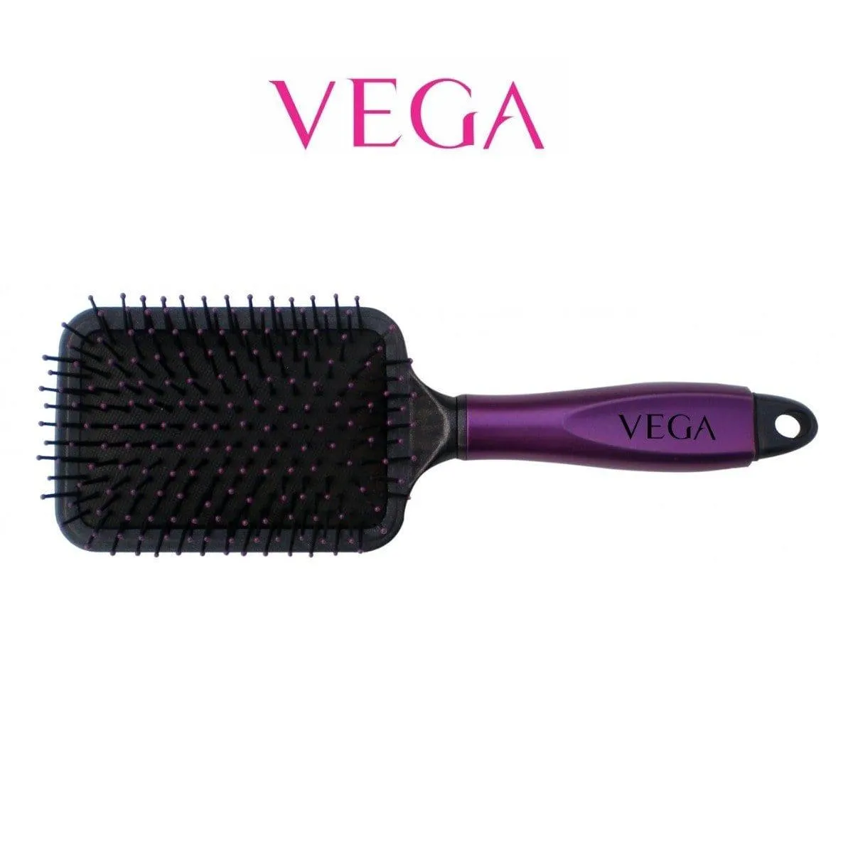 VEGA PREMIUM PADDLE BRUSH WITH CLEANER E18-PB