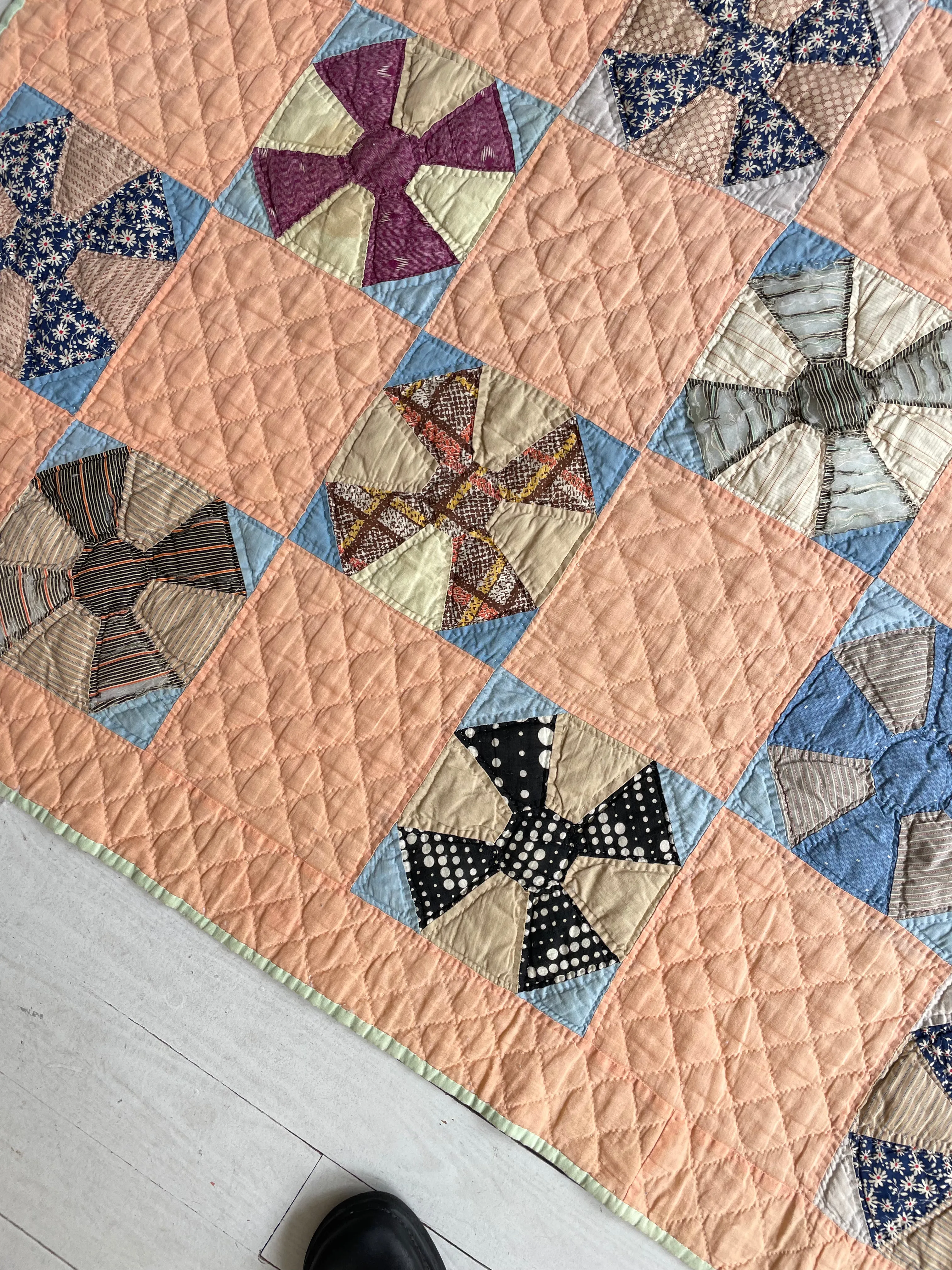 Vintage Greek Cross Quilt