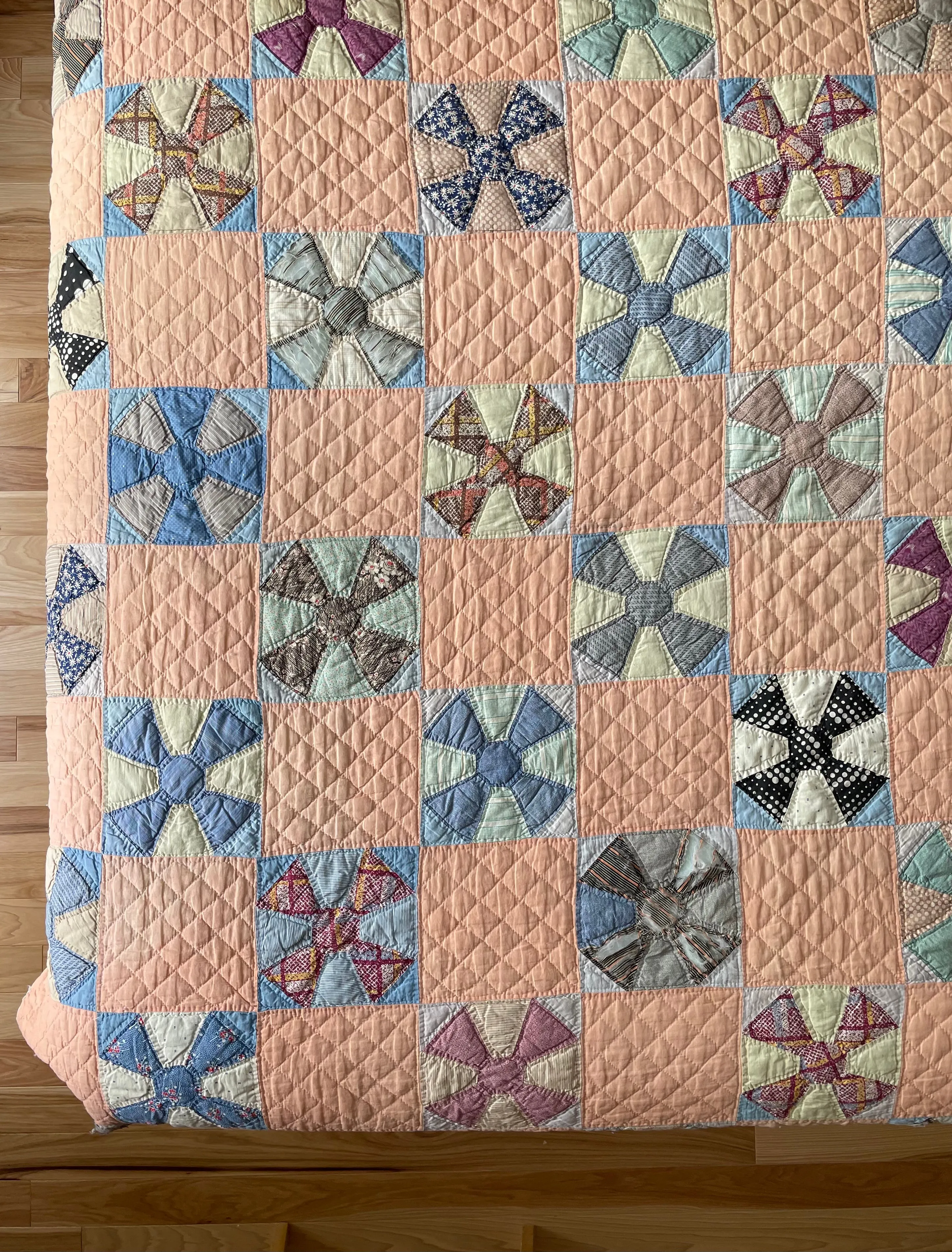 Vintage Greek Cross Quilt