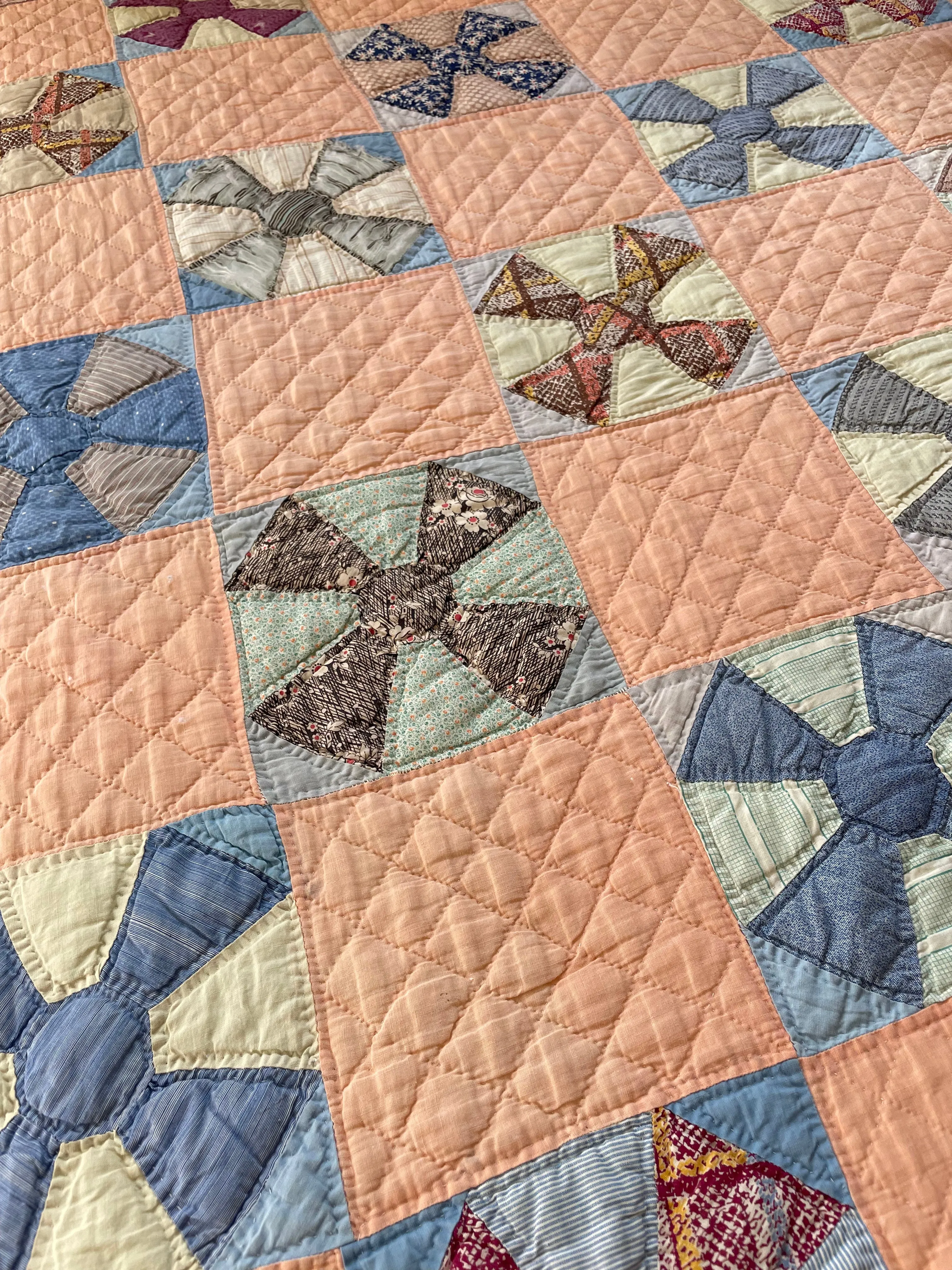 Vintage Greek Cross Quilt