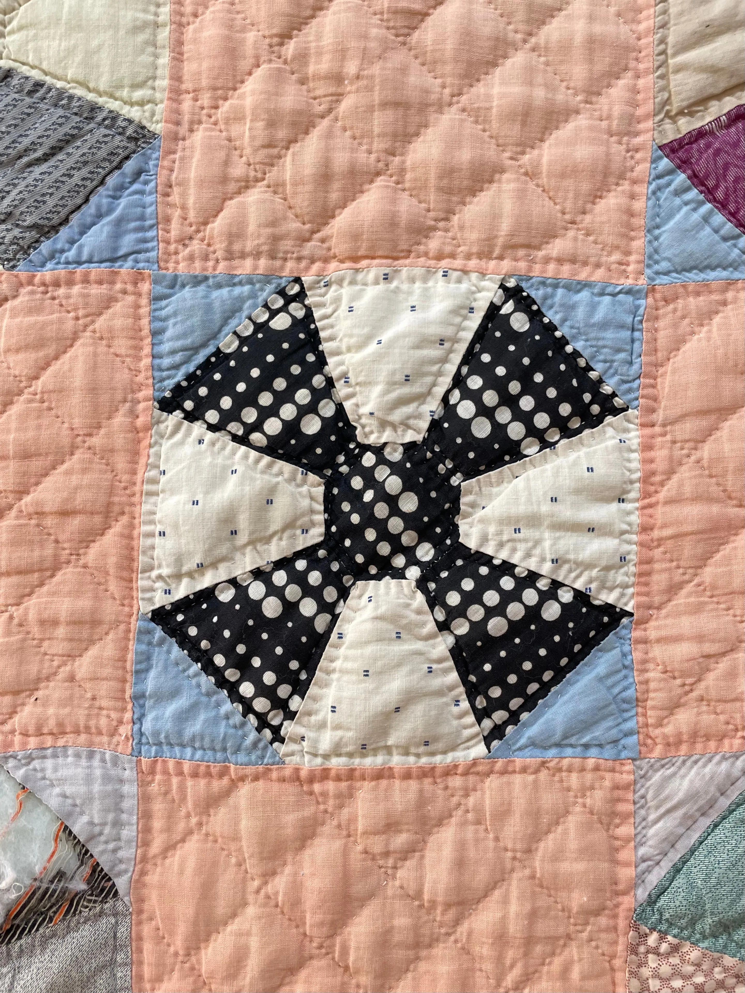 Vintage Greek Cross Quilt