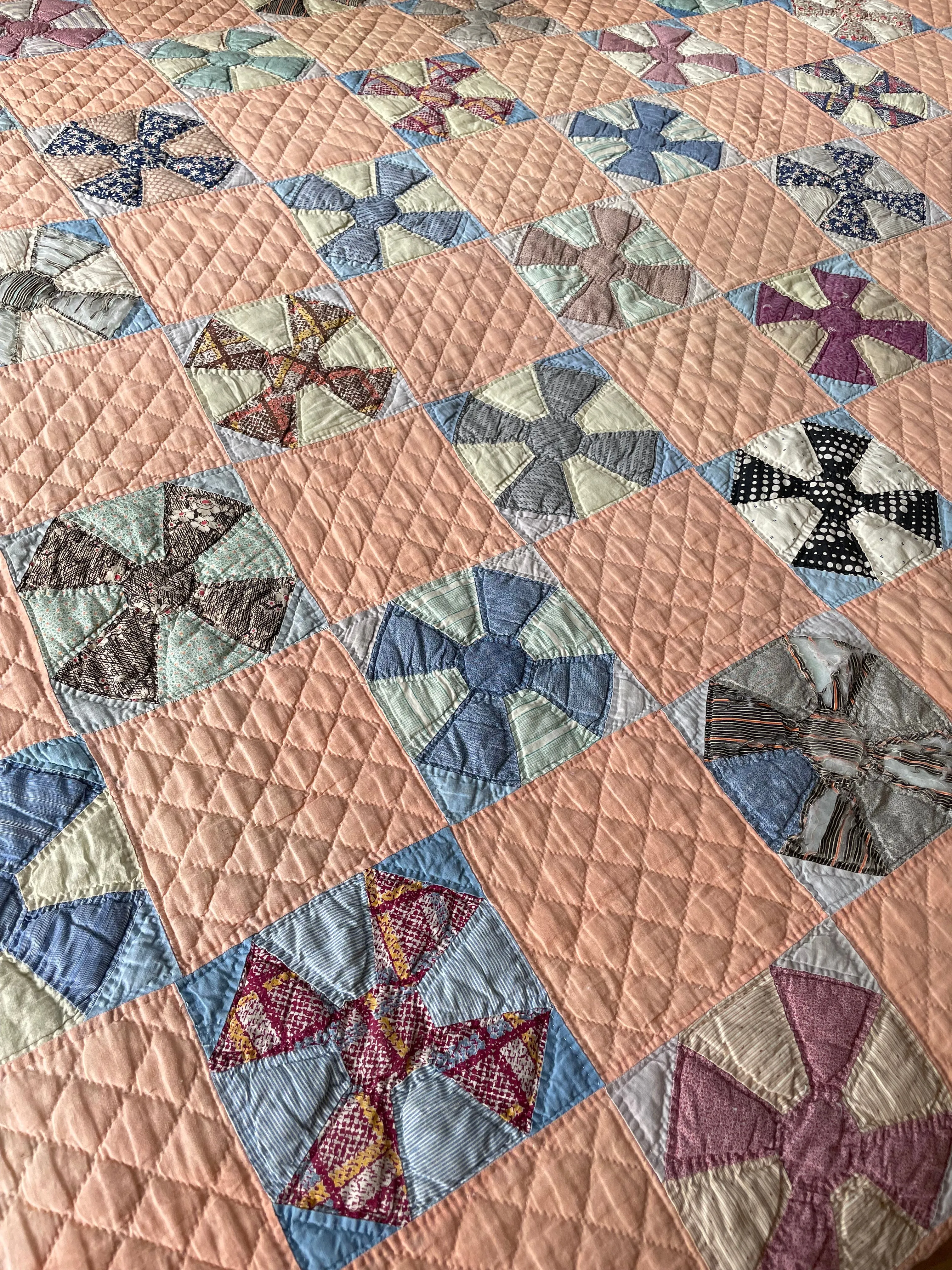 Vintage Greek Cross Quilt