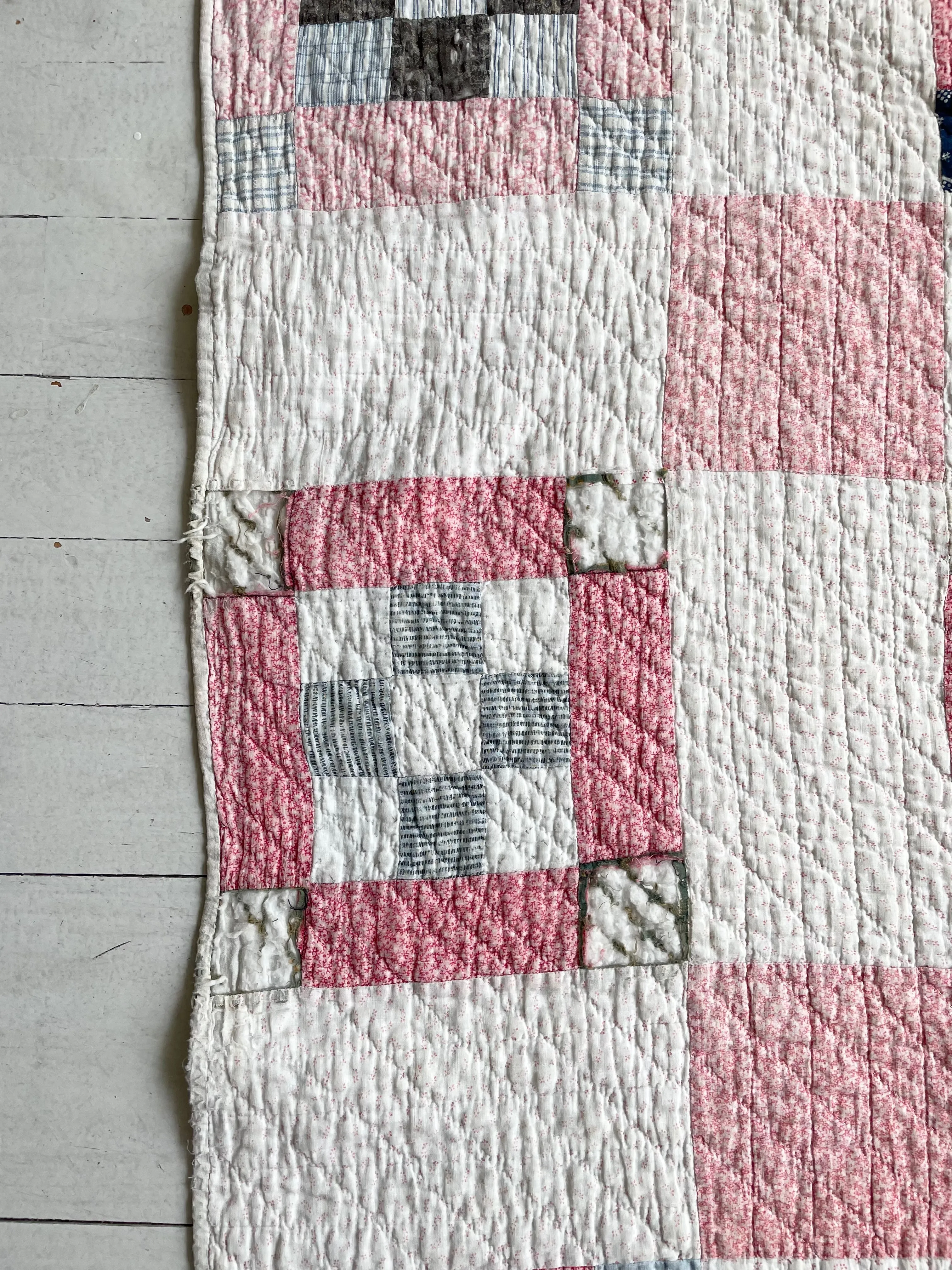 Vintage Nine Patch Quilt