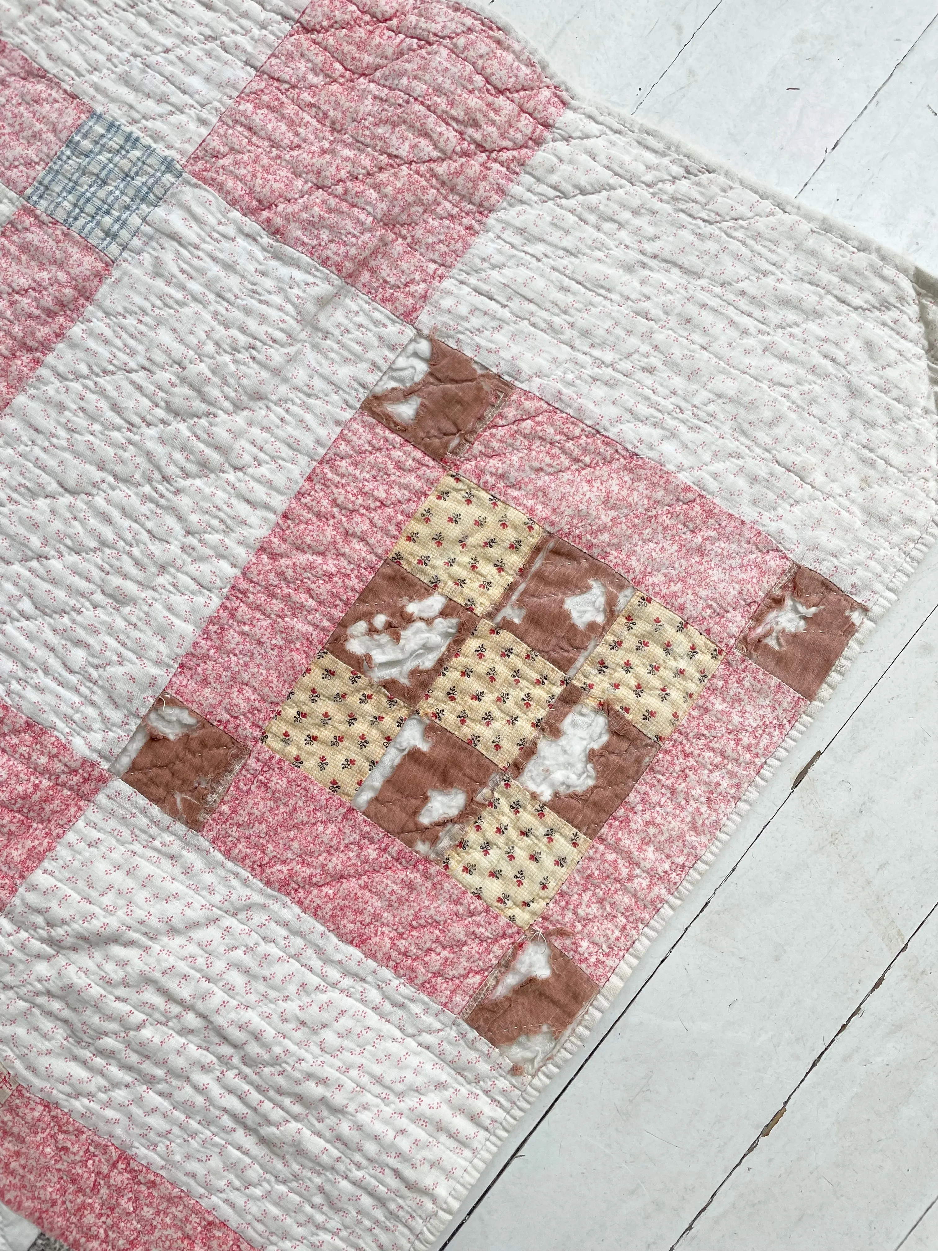 Vintage Nine Patch Quilt