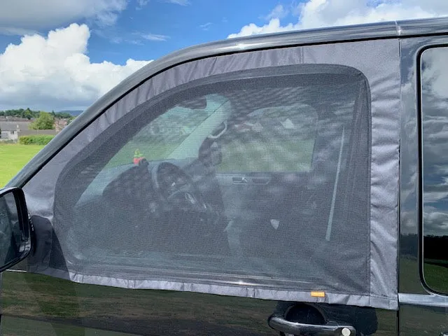 VW T5/T6 Transporter Cab Windows and Tailgate/Barn doors Mosquito Nets