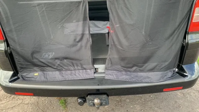 VW T5/T6 Transporter Cab Windows and Tailgate/Barn doors Mosquito Nets