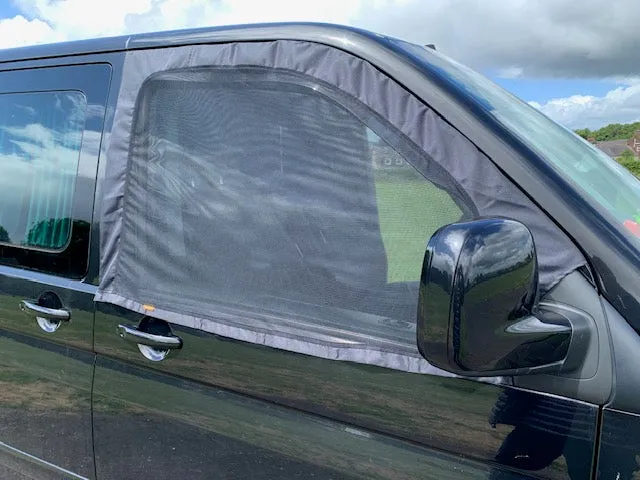 VW T5/T6 Transporter Cab Windows and Tailgate/Barn doors Mosquito Nets