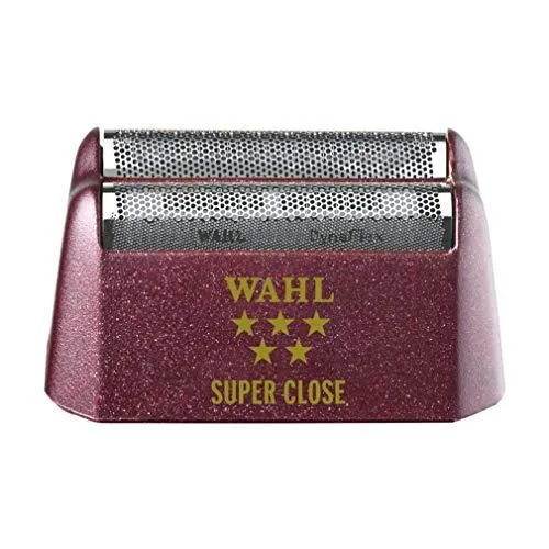 Wahl 5 star Shave Replacement Foil red with silver-top