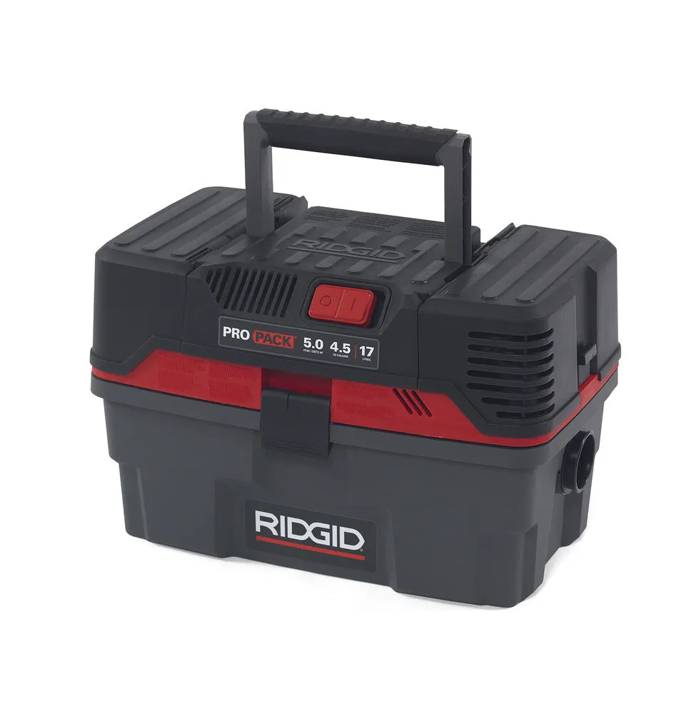 Wet/Dry Vacuum - Ridgid 4500RV 4.5 Gallon ProPack® 50318