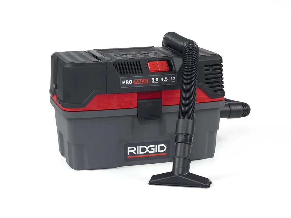 Wet/Dry Vacuum - Ridgid 4500RV 4.5 Gallon ProPack® 50318