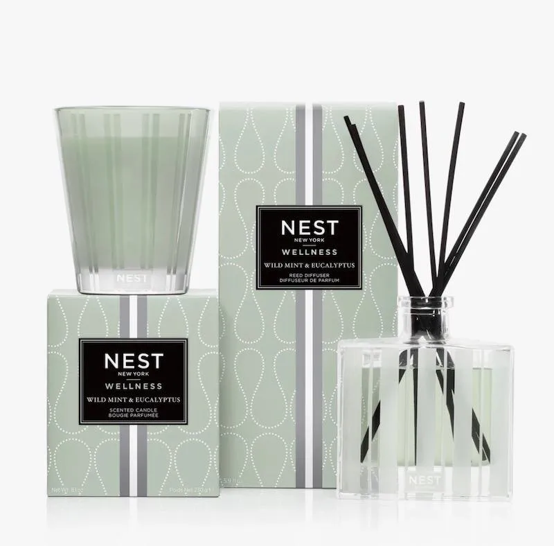 Wild Mint & Eucalyptus Classic Candle by Nest