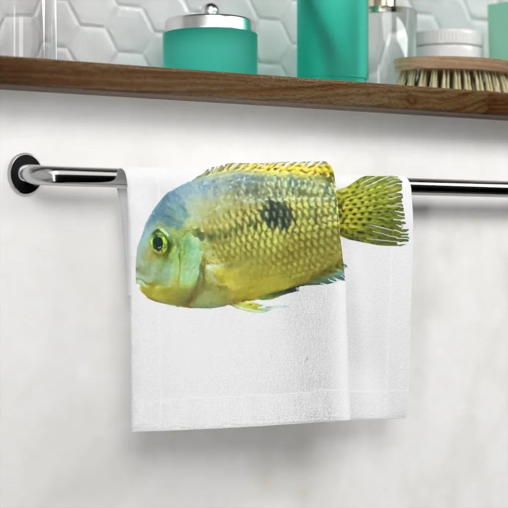 Yellow Fish Face Towel