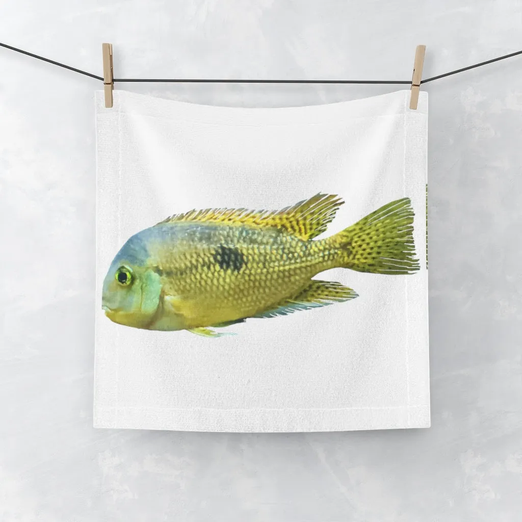 Yellow Fish Face Towel