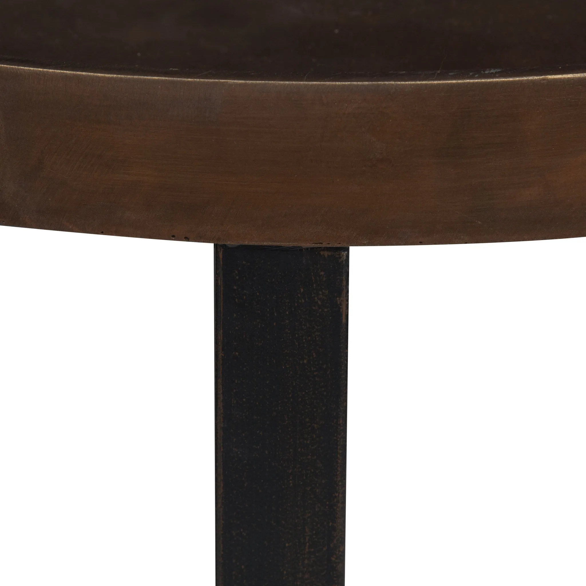 Zabel Round Metal End Table