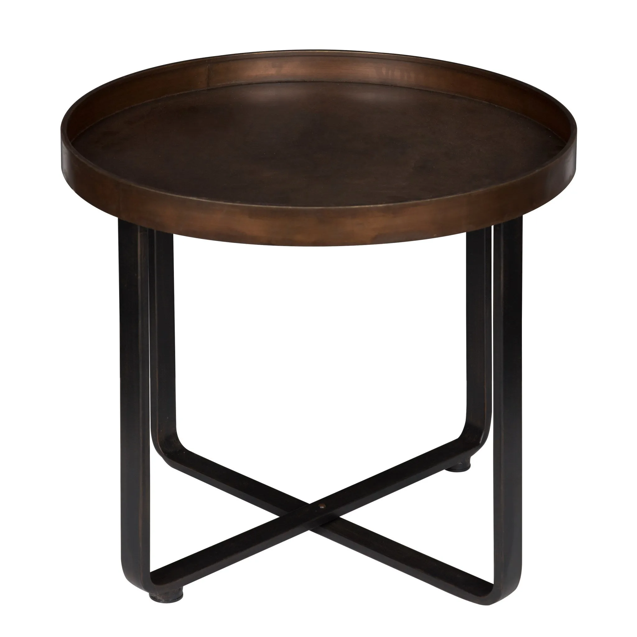 Zabel Round Metal End Table